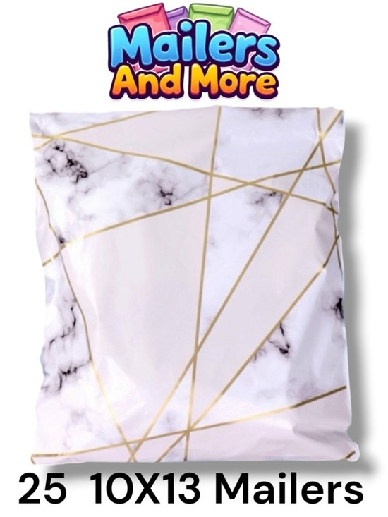 Other - 25 10X13 Marble Poly Mailers PRICE IS FIRM